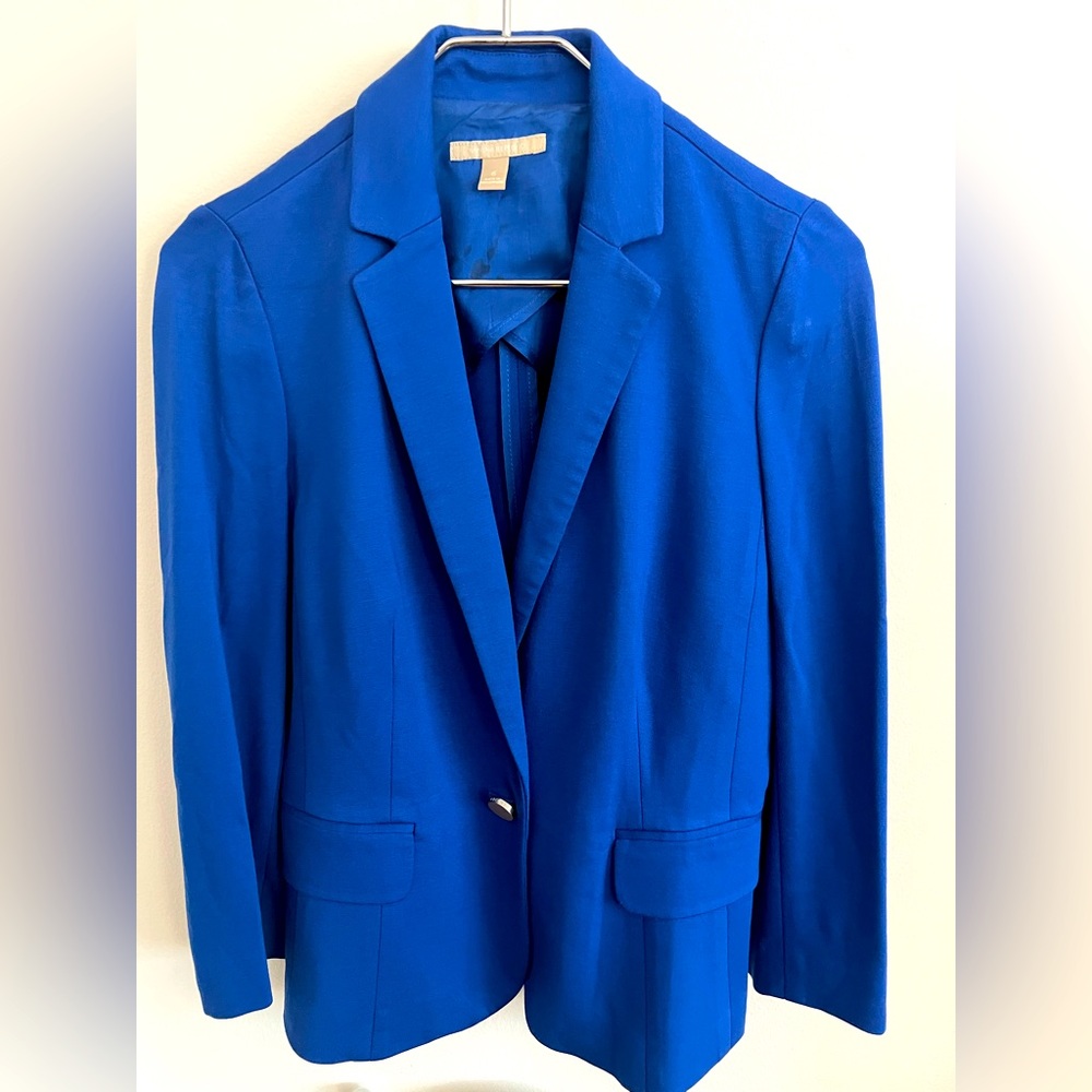 Fall Work Closet- 3: Banana Republic Blue Blazer